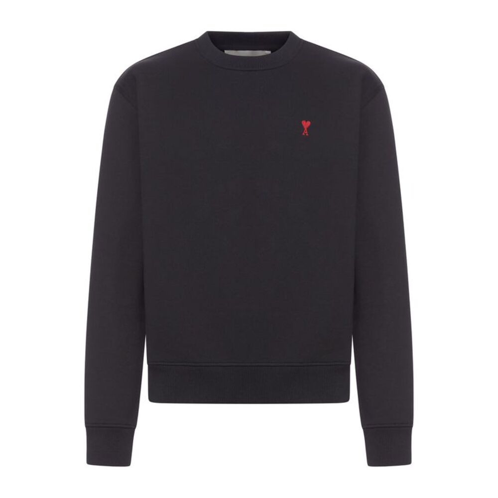 Ami Paris Men Crew Neck Sweatshirt Ami De Coeur
